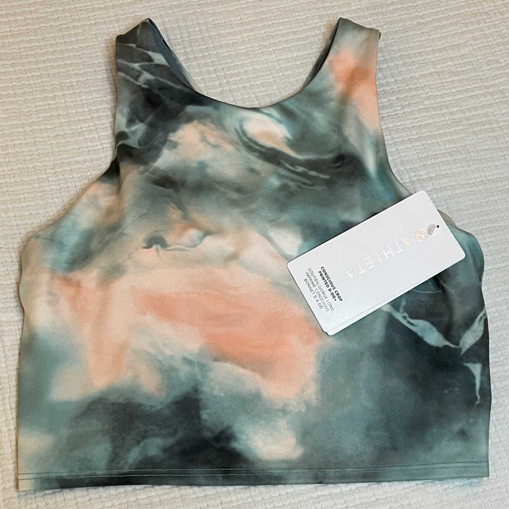 Athleta Marbled Conscious Crop